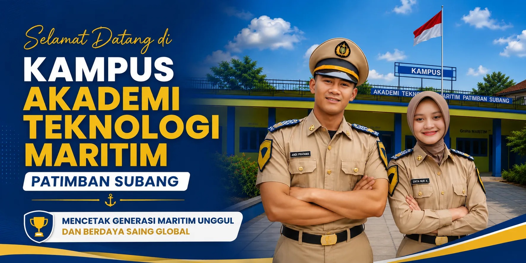 Selamat datang di Kampus ATEKMAR Patimban Subang