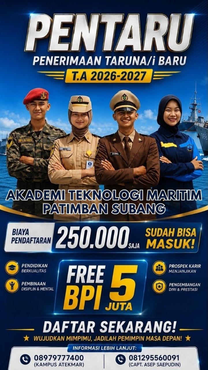 Poster PENTARU ATEKMAR tahun akademik 2026/2027