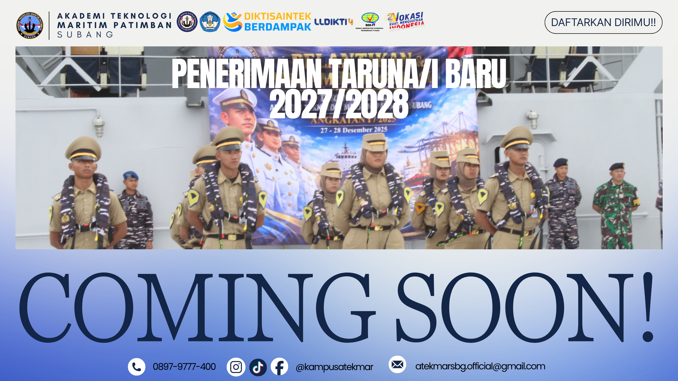 Selamat datang di Kampus ATEKMAR Patimban Subang